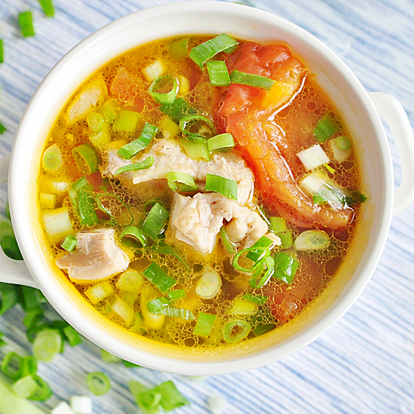 トマト鶏スープ