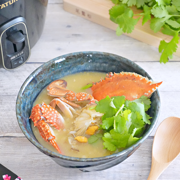 紅蟳粥（ワタリガニのお粥）