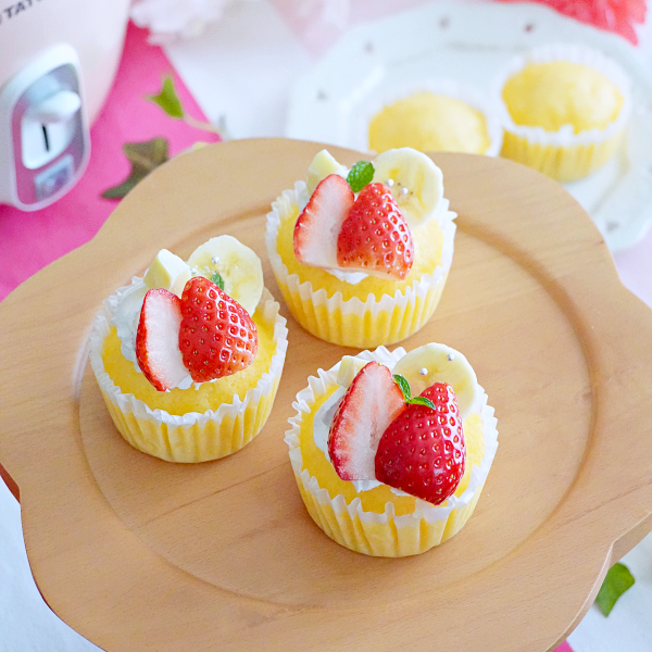 ホワイトチョコ蒸しパン